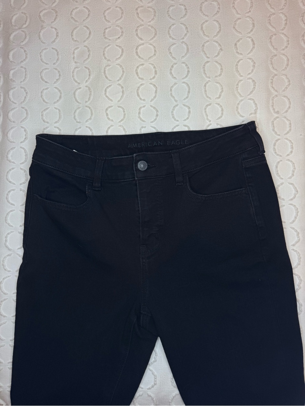 American Eagle Outfitters Women's 10 Black High-Rise Jeggings
